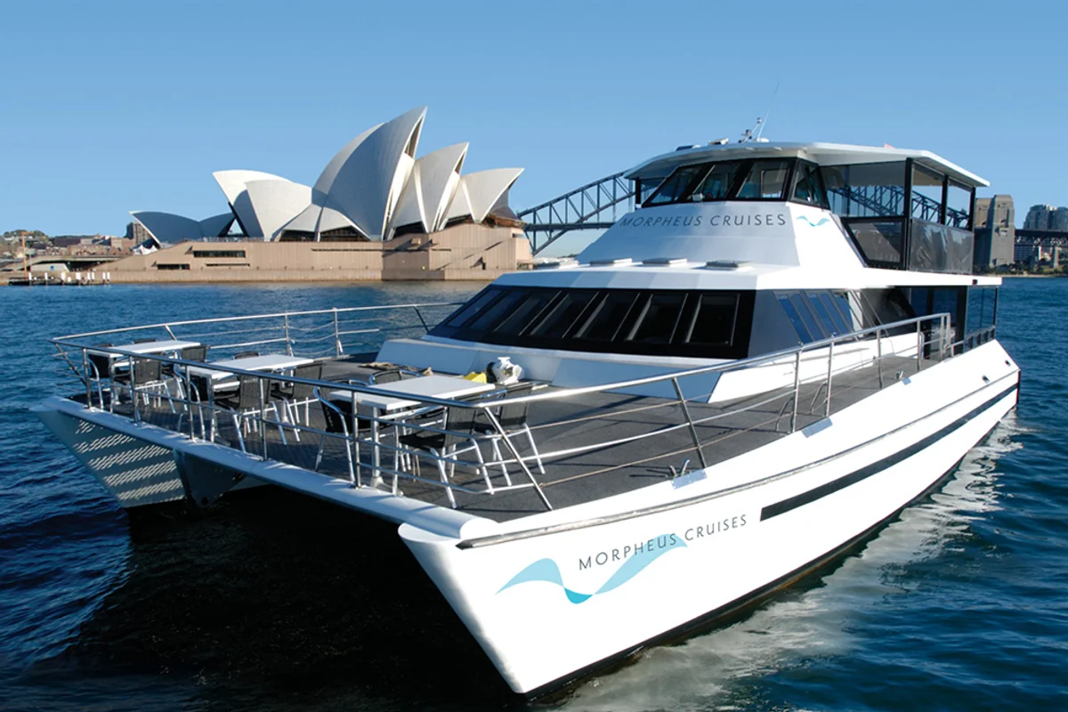 Morpheus — Power Catamaran for hire on Sydney Harbour