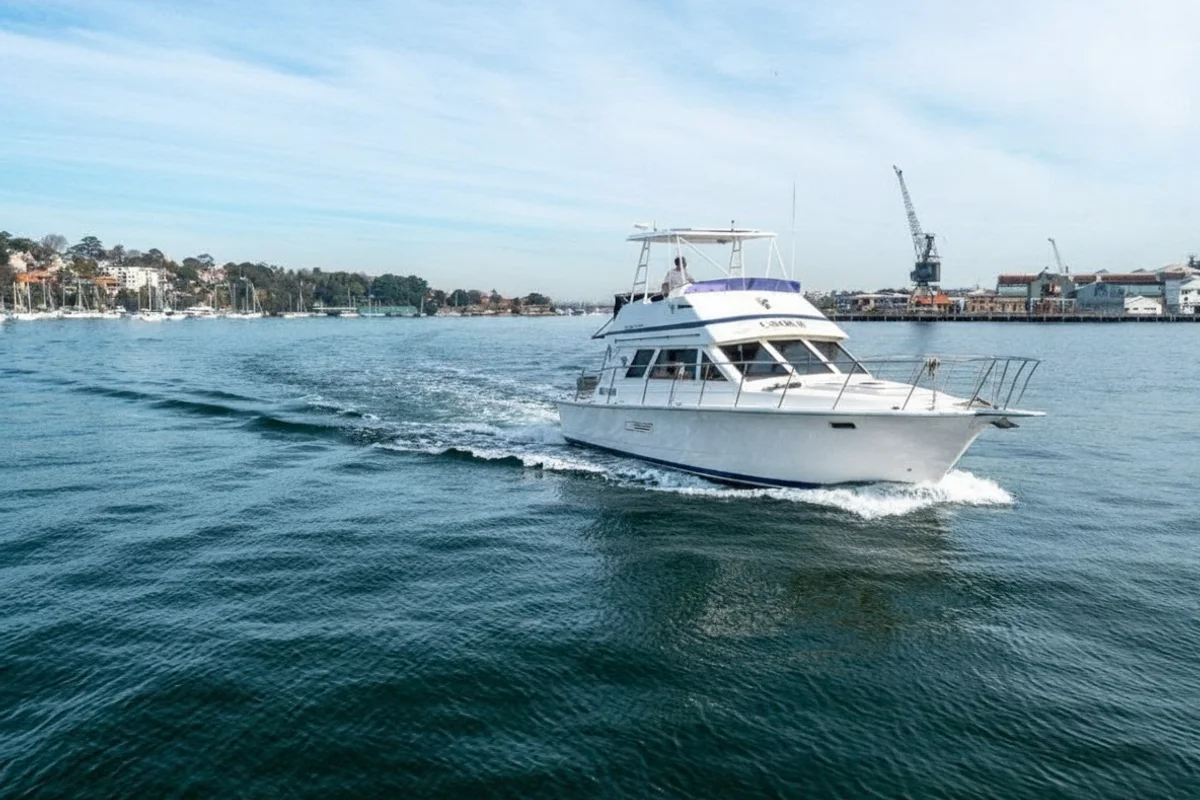 Cavok II — Motor Yacht for hire on Sydney Harbour