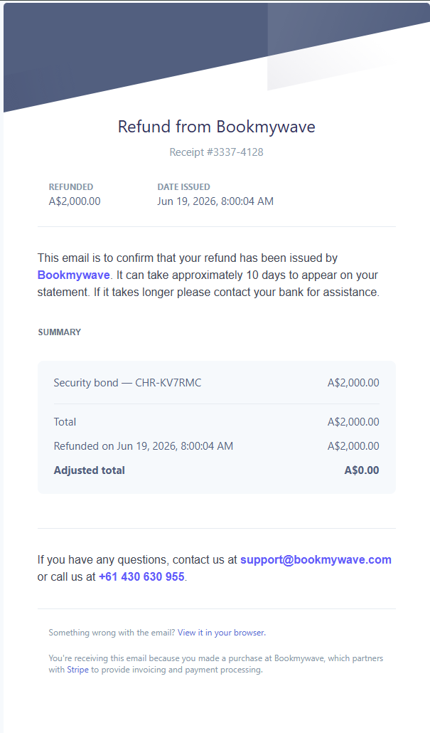 Bond Release